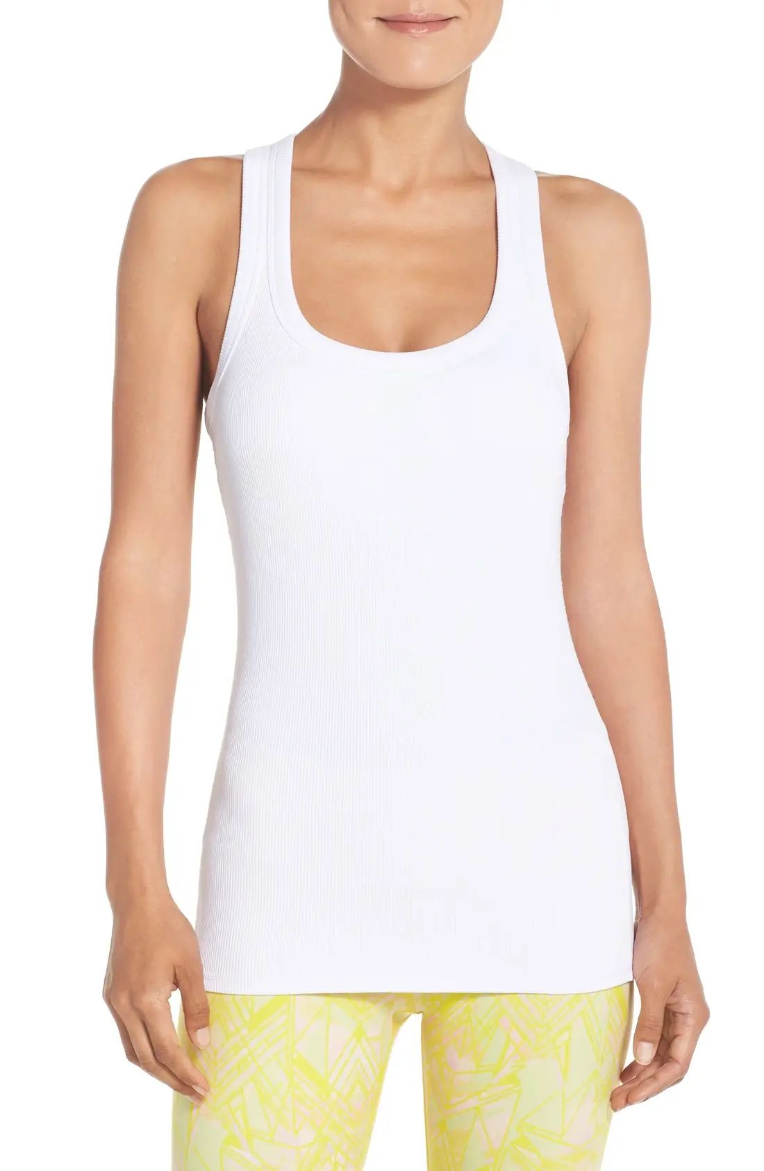 Alo Support Ribbed Racerback Tank | Nordstrom