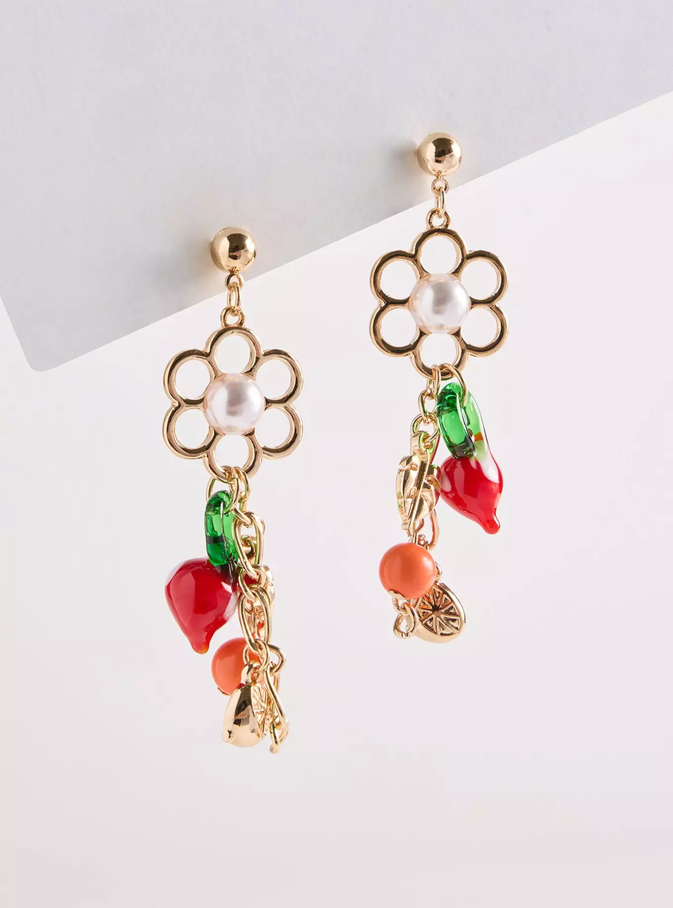 Floral Fruit Statement Earrings | Torrid (US & Canada)