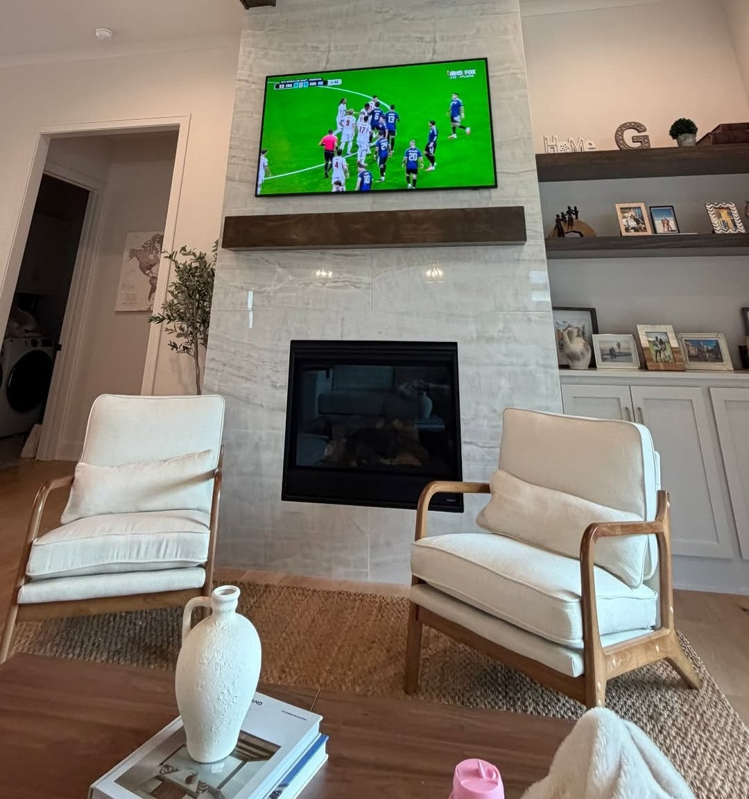 Weekend plans: comfy chairs, football, and good company. ⚽️☁️  

 #LTKdayinmylife #LTKmomlife #LTKHome