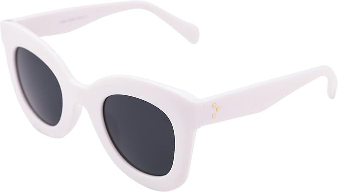 FEISEDY Retro Oversized Square Horn Sunglasses Semi Cat Eye Butterfly Glass Big Thick Bold Frame ... | Amazon (US)