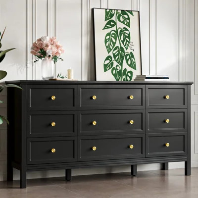 Alcott Hill Nine Drawers Dresser With Strong Storage For Your Home & Reviews | Wayfair | Wayfair North America