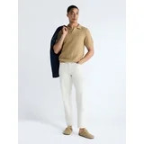 Free Assembly Men's Wavy Stitch Cotton Polo Sweater with Short Sleeves, Sizes S-3XL | Walmart (US)