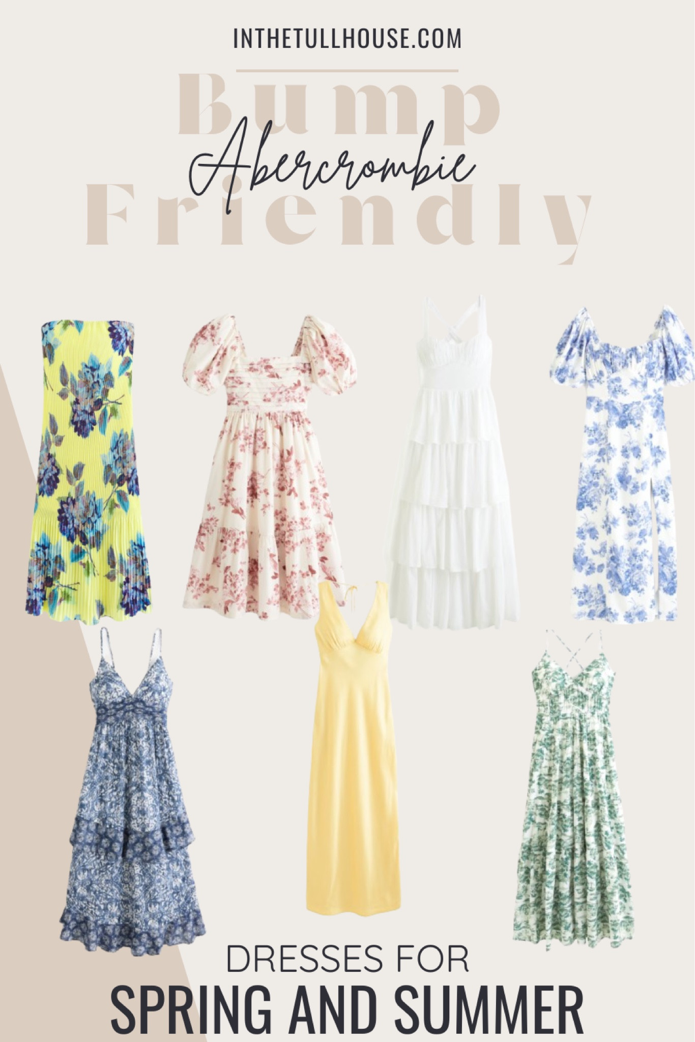 Abercrombie has the cutest bump-friendly spring dresses out! I’m 5’7 size small/medium for reference. Some dresses may deserve a size up for that growing belly🤍 Shop this guide to keep your bump stylized this season! #bumpfriendly #bumpfriendlyoutfits #abercrombiefinds #abercrombie #abercrombieandfitch #maternitywear #maternity #stylethebump

#LTKbump #LTKstyletip #LTKGiftGuide