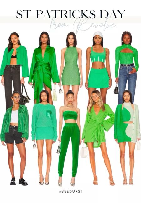 St Patrick’s Day outfit from Revolve, green dress, St Patrick’s Day dress, St Patrick’s Day shirt, spring outfit, green matching get, green cardigan, green outfit, date night outfit

#LTKstyletip #LTKSeasonal #LTKparties