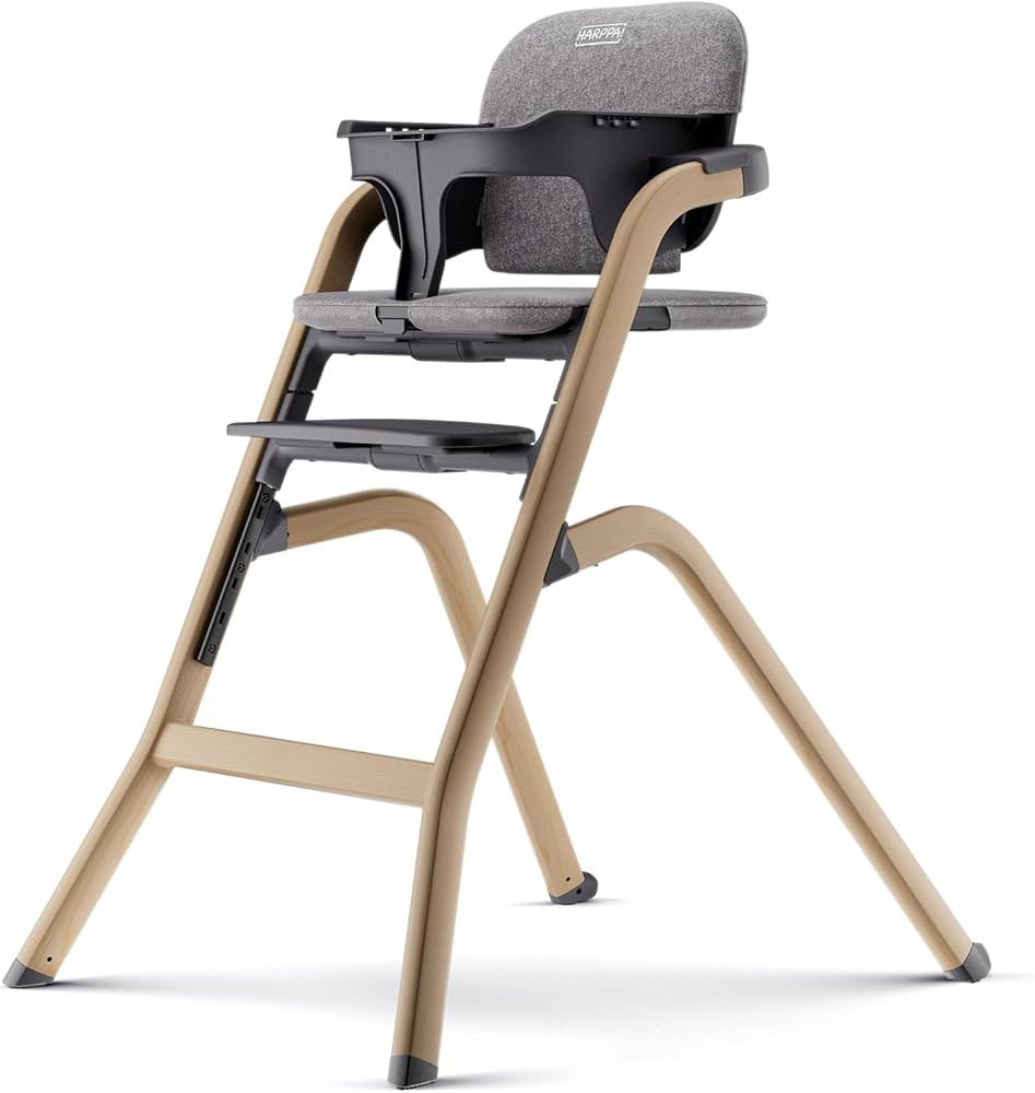 HARPPA Caspio High Chair, Baby High Chair with Removable Tray and Cushion, 6-Level Adjustable Sea... | Amazon (US)