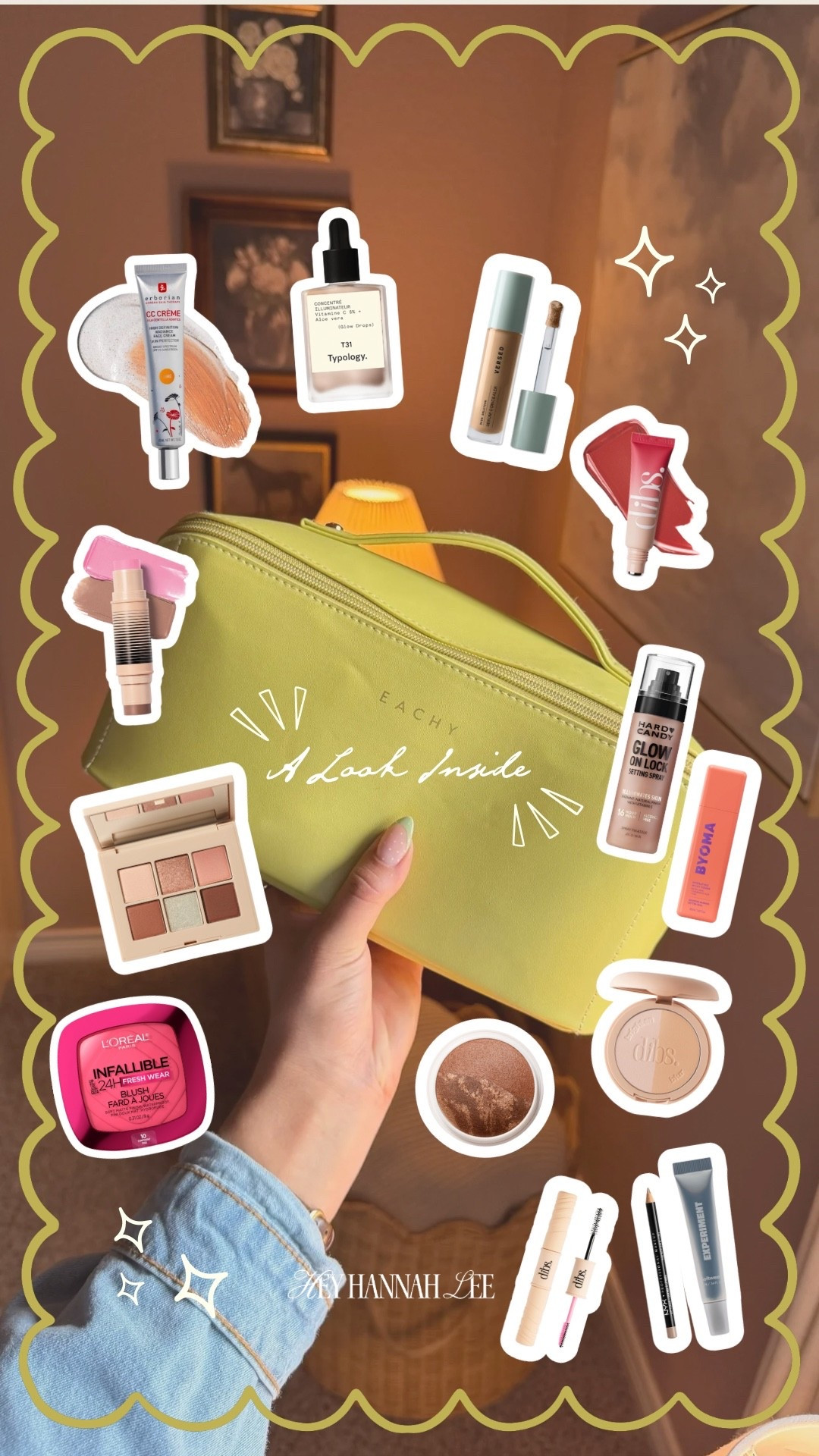 A look inside my makeup bag!! All my faves 💄💖💐 Dibs code: HEYHANNAHLEE
beauty, dibs beauty, bronzer, mascara, powder, blush, cc cream, setting spray

#LTKgrwm #LTKBeauty #LTKmorningroutine