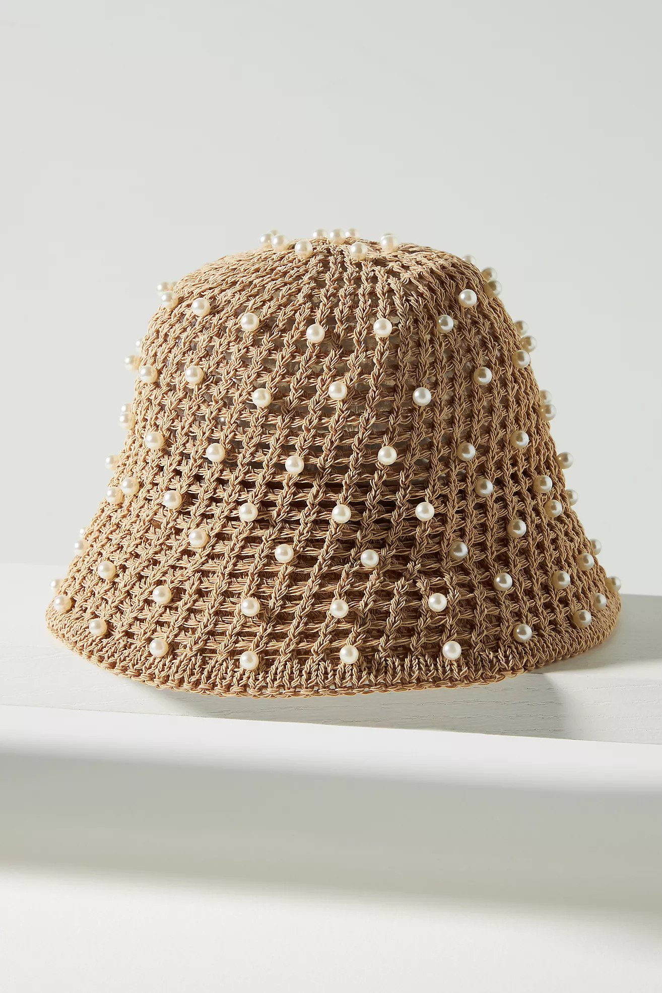 By Anthropologie Pearl Crochet Bucket Hat | Anthropologie (US)