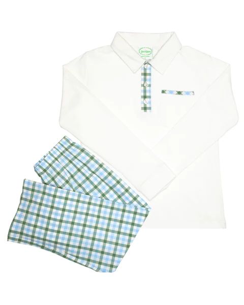 Hudson Collared Shirt Set | Grace and James Kids