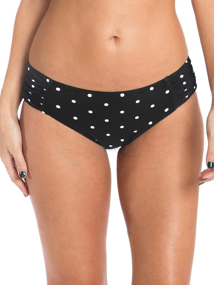 Ocean Blues Women's Ruched Sides Bikini Bottom | Amazon (US)