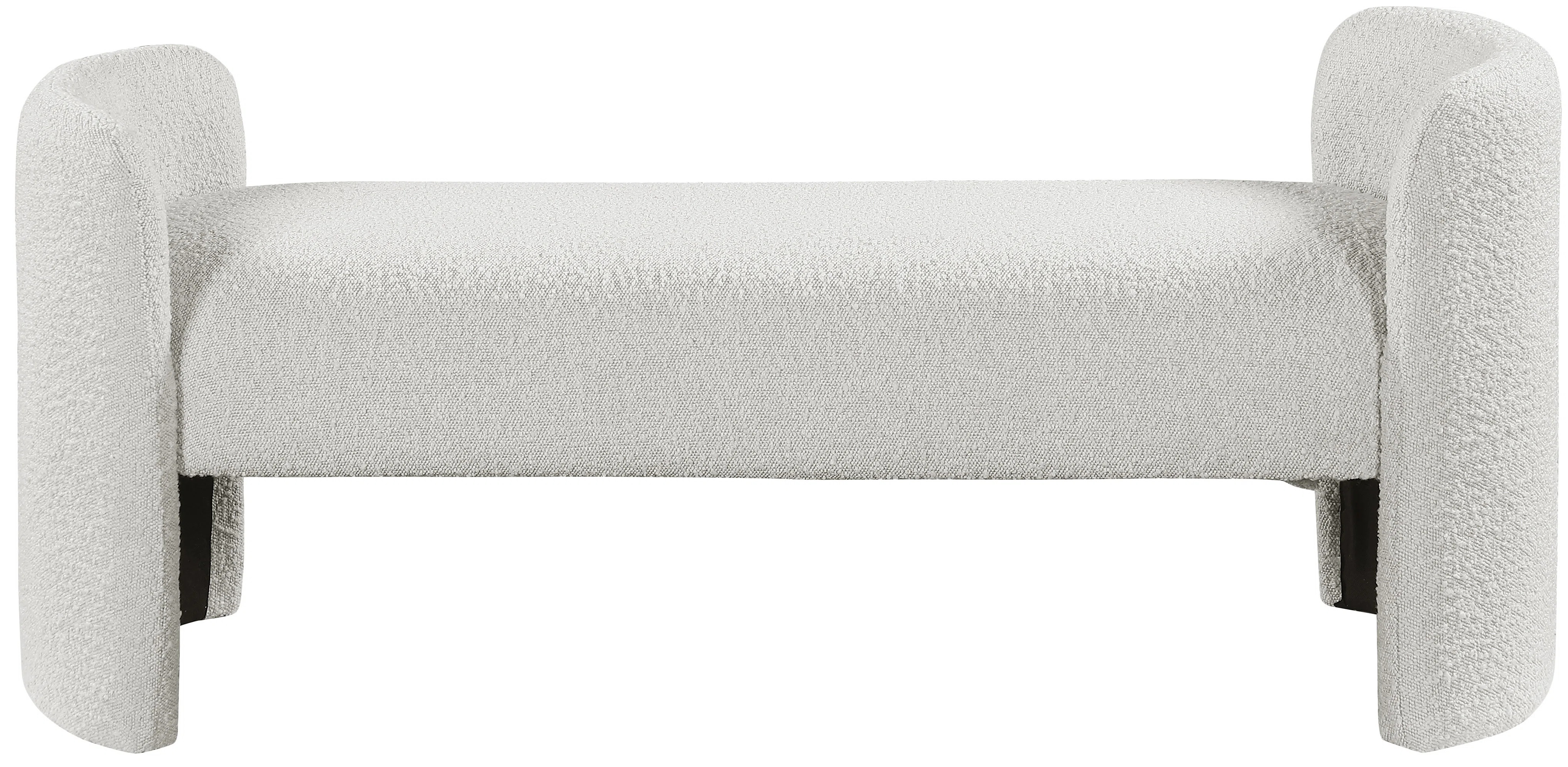 Peyton Boucle Fabric Bench | Wayfair North America