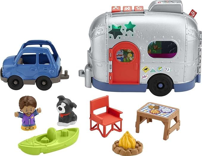Fisher-Price Little People Light-Up Learning Camper, 2-in-1 Vehicle and Interactive playset with ... | Amazon (CA)