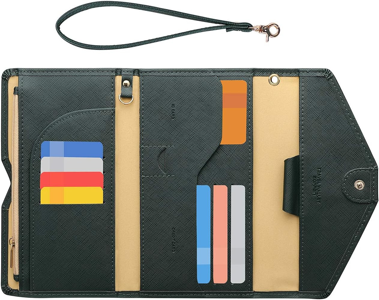 ZOPPEN Passport Holder Women Travel Wallet (Ver.5) for Women Rfid Blocking Passport Cover Case Do... | Amazon (US)