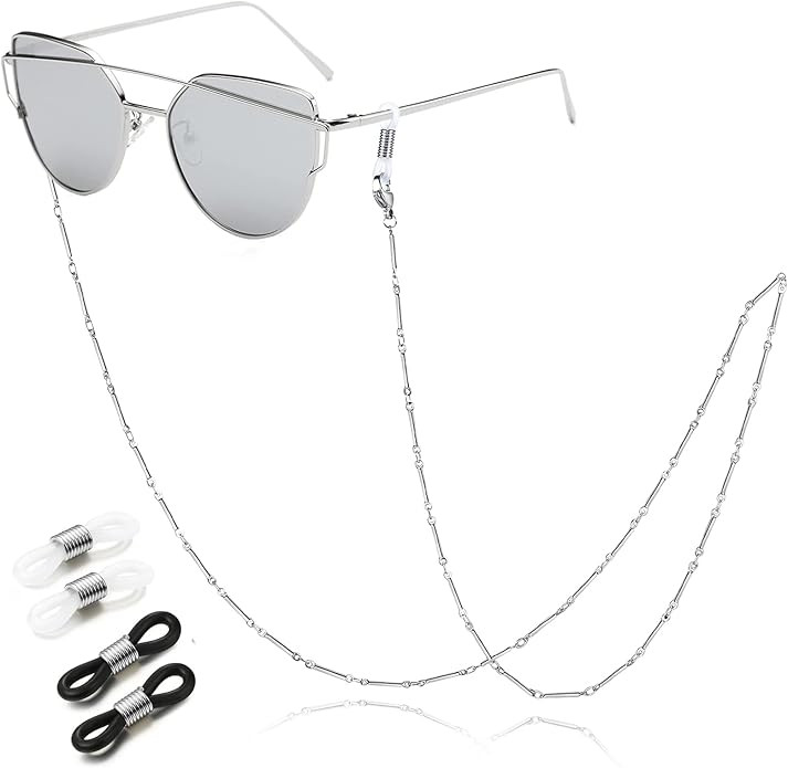 SAM & LORI Stylish Eyeglass Chain for Women-Silver/Gold/Rosegold/Black | Amazon (US)