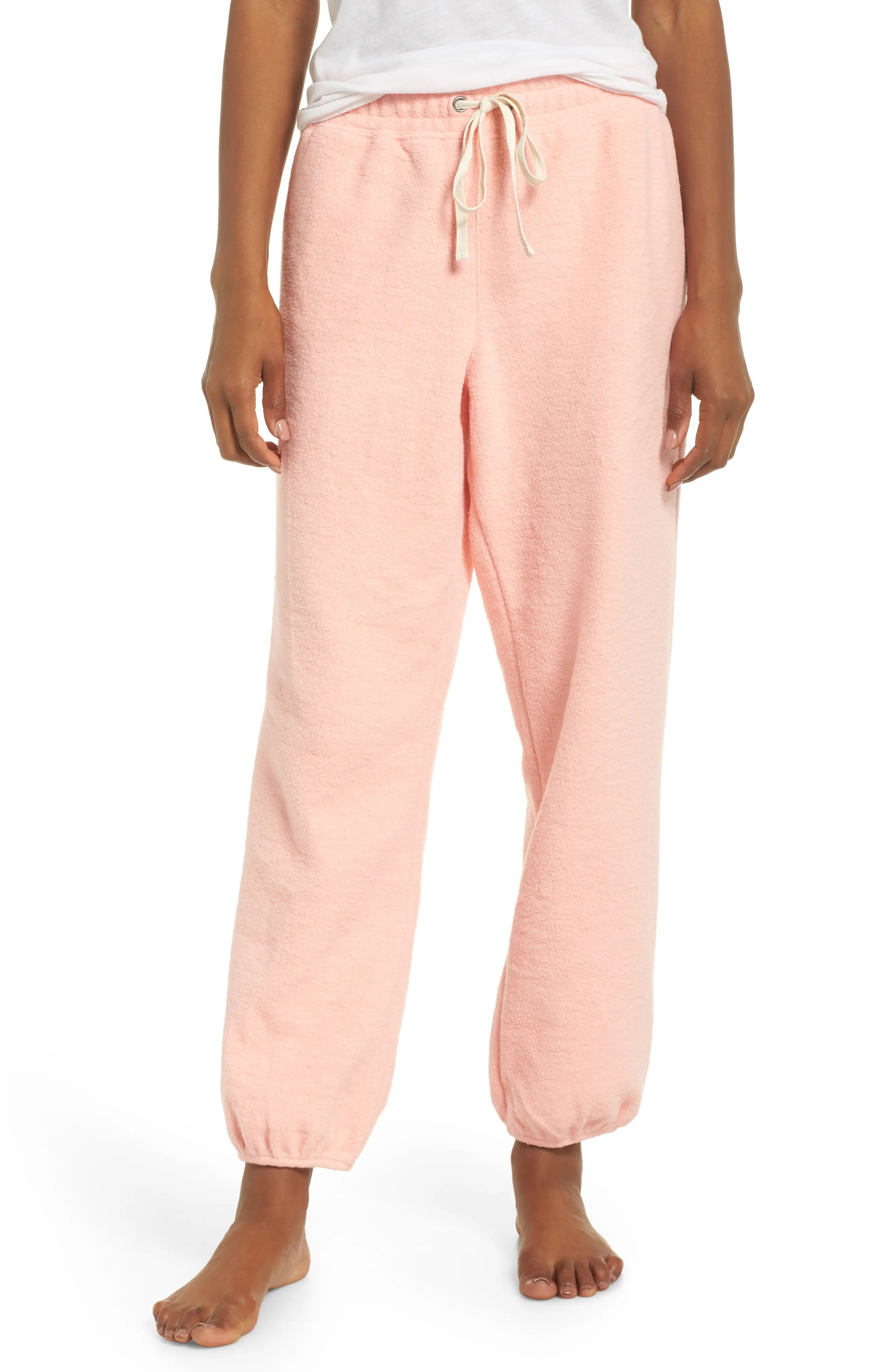 Women's Madewell Fleece Pajama Sweatpants | Nordstrom