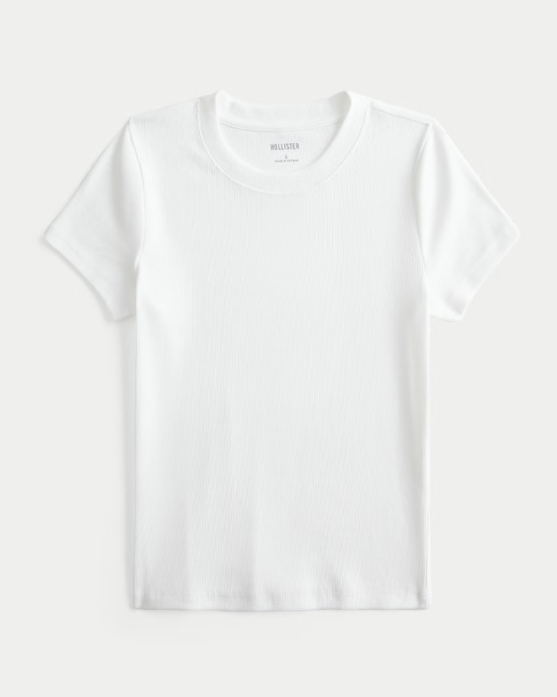 Women's Crew Baby Tee from Hollister | Hollister (US)