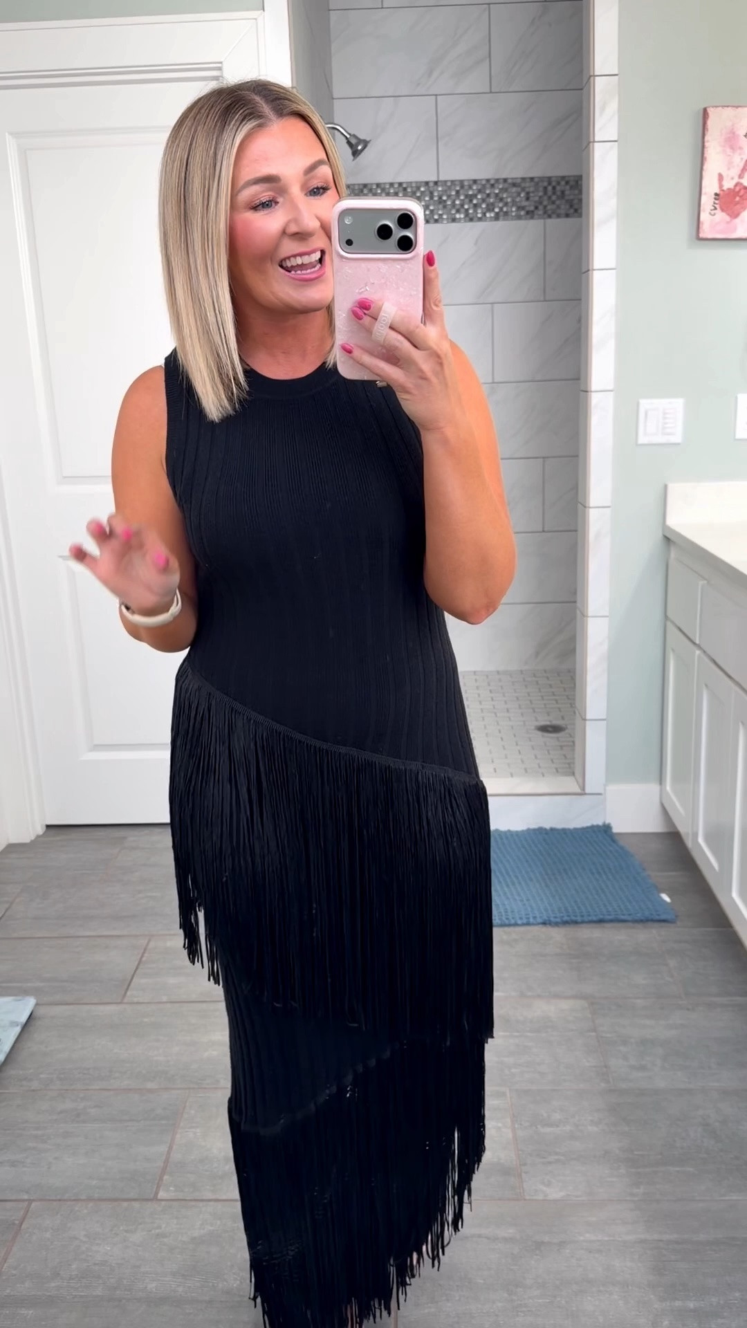 I can’t get over this fun event dress from @shop-confete00 Comfort level 10/10- I love that you can wear a regular bra with it. It’s so soft and stretchy, made out of a sweater fabric. If in between sizes you can go down. Im wearing a small. 

Use my code STYLEDBYLUXE15 for a discount at check out

#LTKPetite #LTKOver40