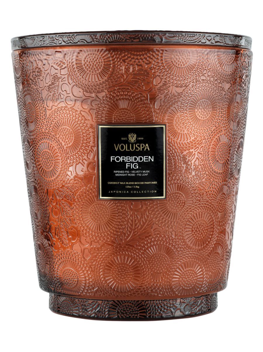 Voluspa Forbidden Fig 5-Wick Hearth Candle | Saks Fifth Avenue
