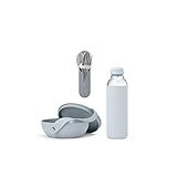 W&P Porter Water Bottle, Bowl and Utensil Set (Slate) | Amazon (US)