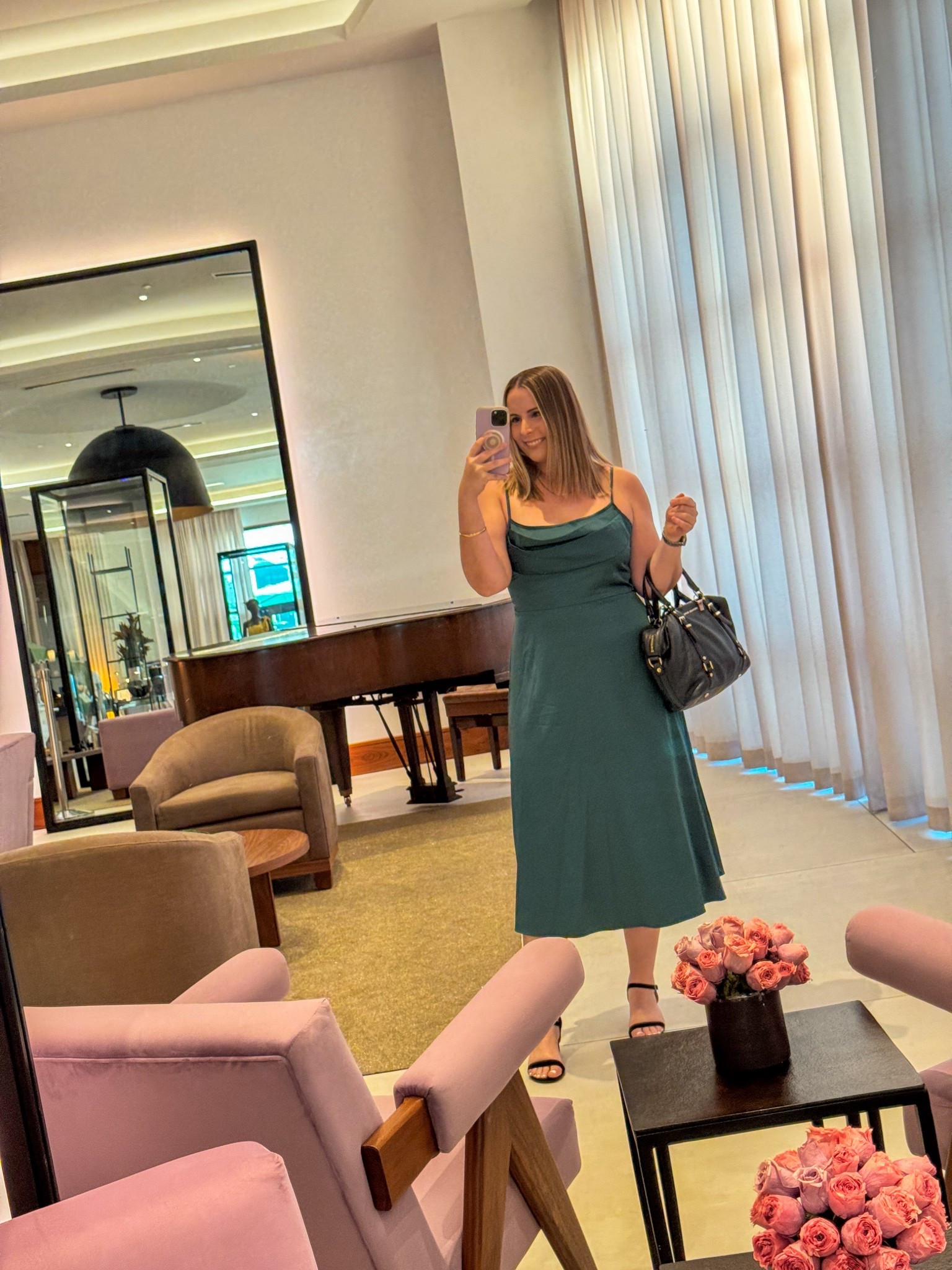 Wearing a XL in the dress and size 8.5 in the heels. The heels are super comfy! I’ve worn them for weddings and longer periods with no issues. 

#LTKFindsUnder50 #LTKWedding #LTKMidsize