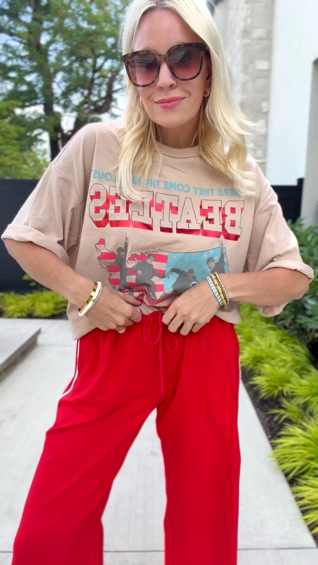 Wearing a size medium!
