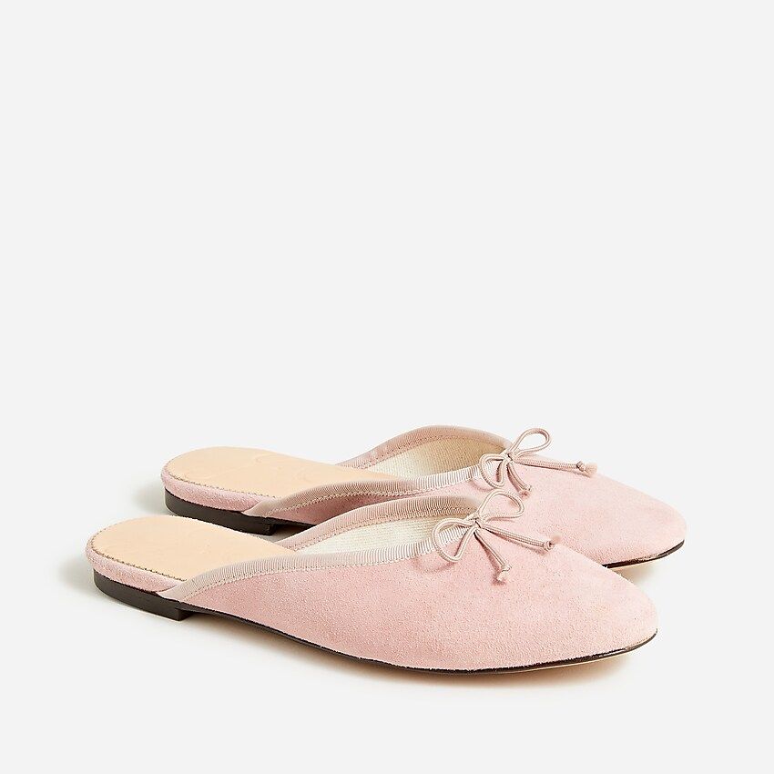 Zoe ballet mules in suede | J.Crew US