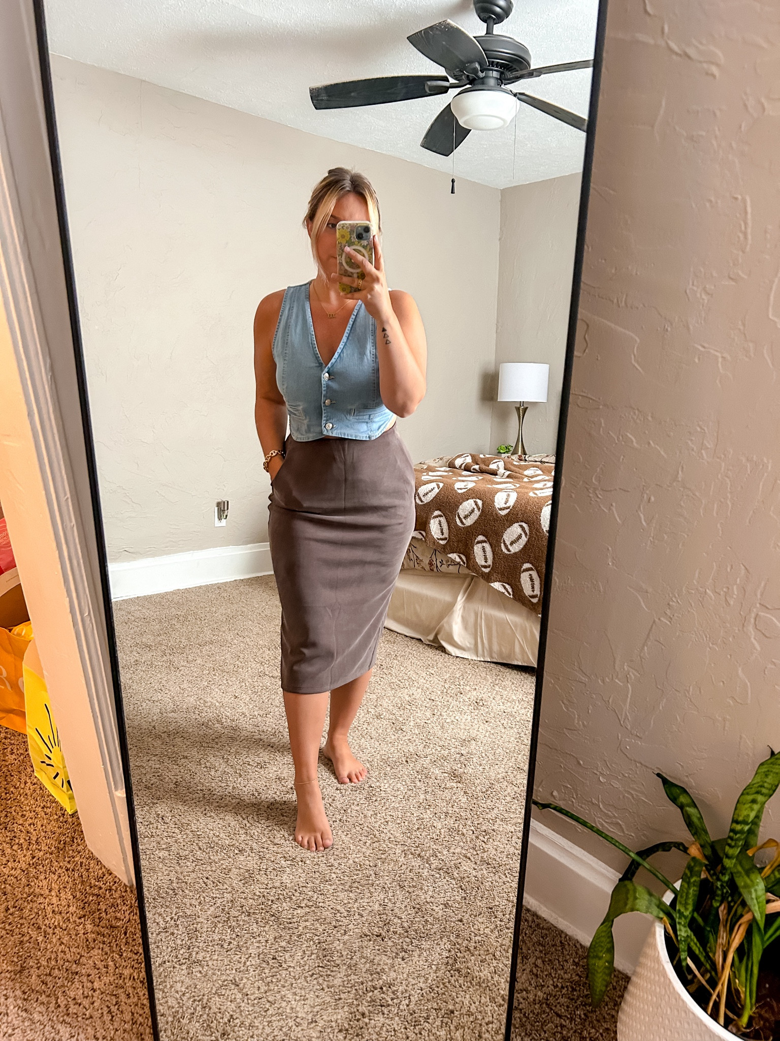 Denim vest outfit 
Country concert outfit 
Lululemon outfit 
Lululemon skirt size 8 
Denim vest is a medium 
Cute fall outfit ideas 


#LTKStyleTip #LTKSeasonal