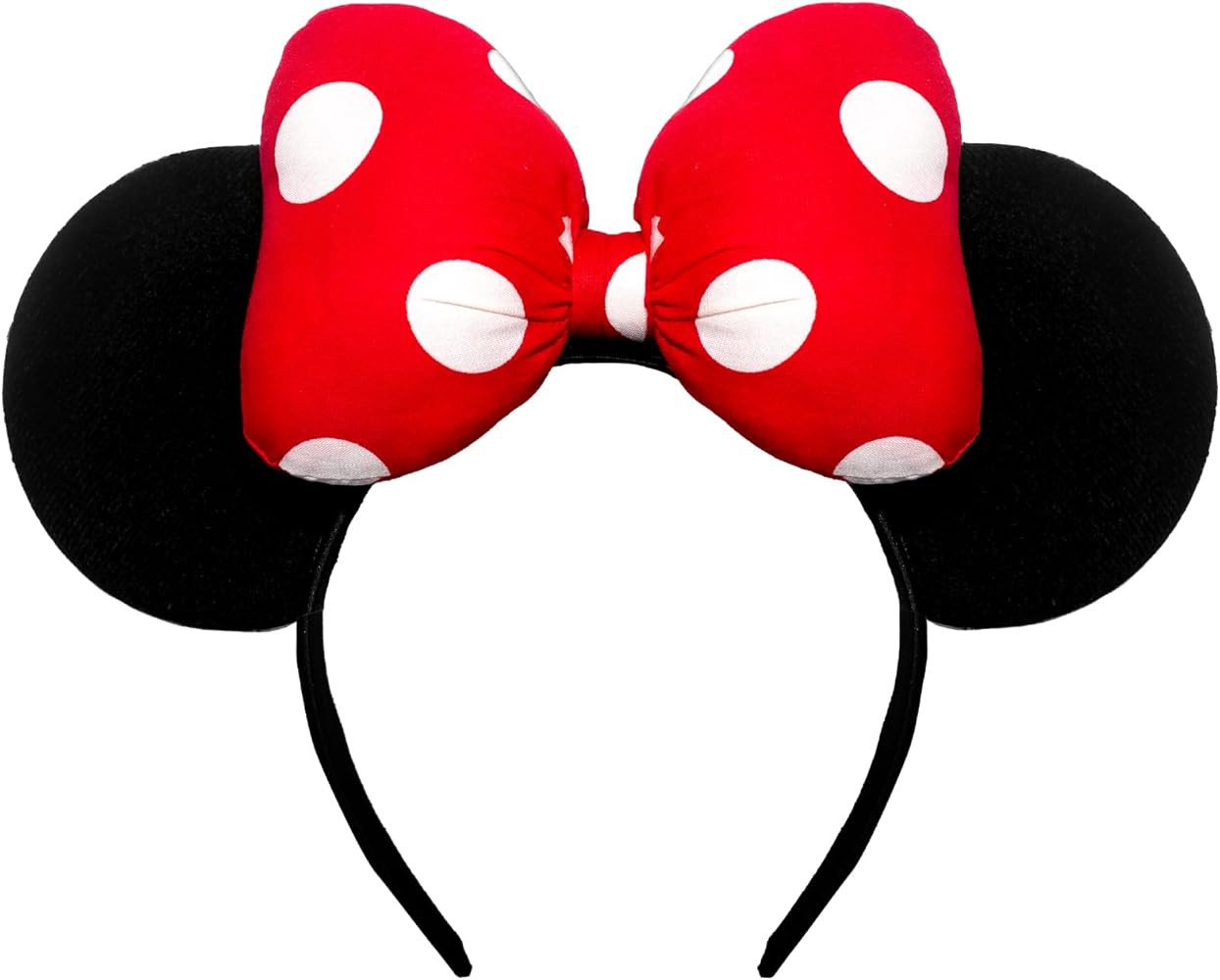 Mouse Ears Headband, Handmade Big Bows Mouse Ears Hairband, Super Stretchy Hair Accessories for W... | Amazon (US)