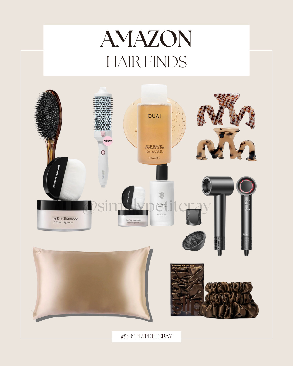 Amazon hair essentials! From blowout brushes to silk pillowcases, find everything you need for a salon-quality at-home hair care routine. 

Amazon hair finds, salon-quality hair care Amazon essentials, blowout brushes and styling must-haves, silk pillowcases for healthier hair, at-home hair care routine upgrades, smooth and shiny hair tools and accessories, affordable beauty hair essentials, everyday hair care favorites for flawless results

#HairCare #AmazonFinds #HairEssentials #BeautyTools #SilkPillowcase #BlowoutBrush #LTKBeauty #HairRoutine
 

 #LTKBeauty