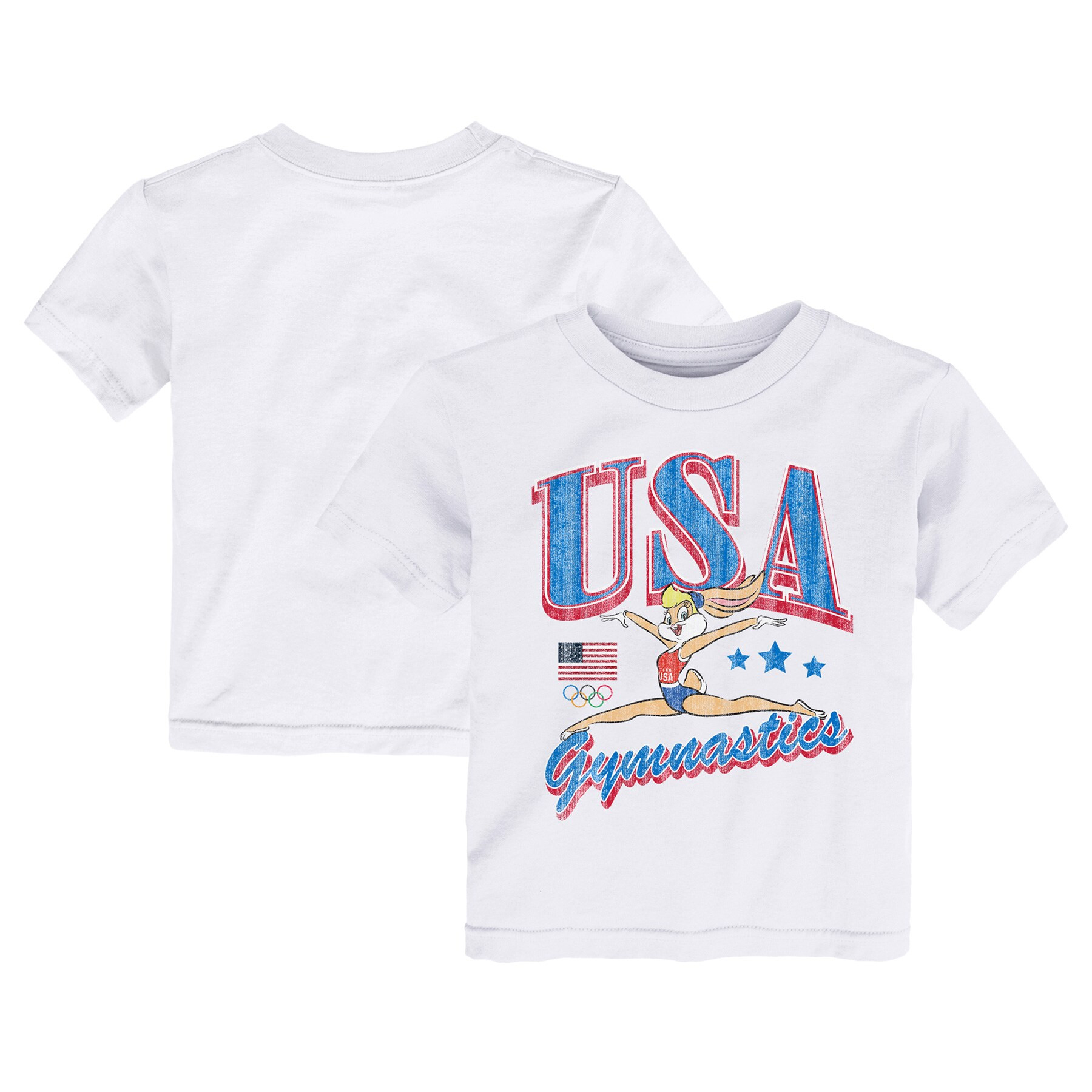 Lola Bunny Team USA Looney Tunes Toddler Gymnastics T-Shirt - White | Fanatics