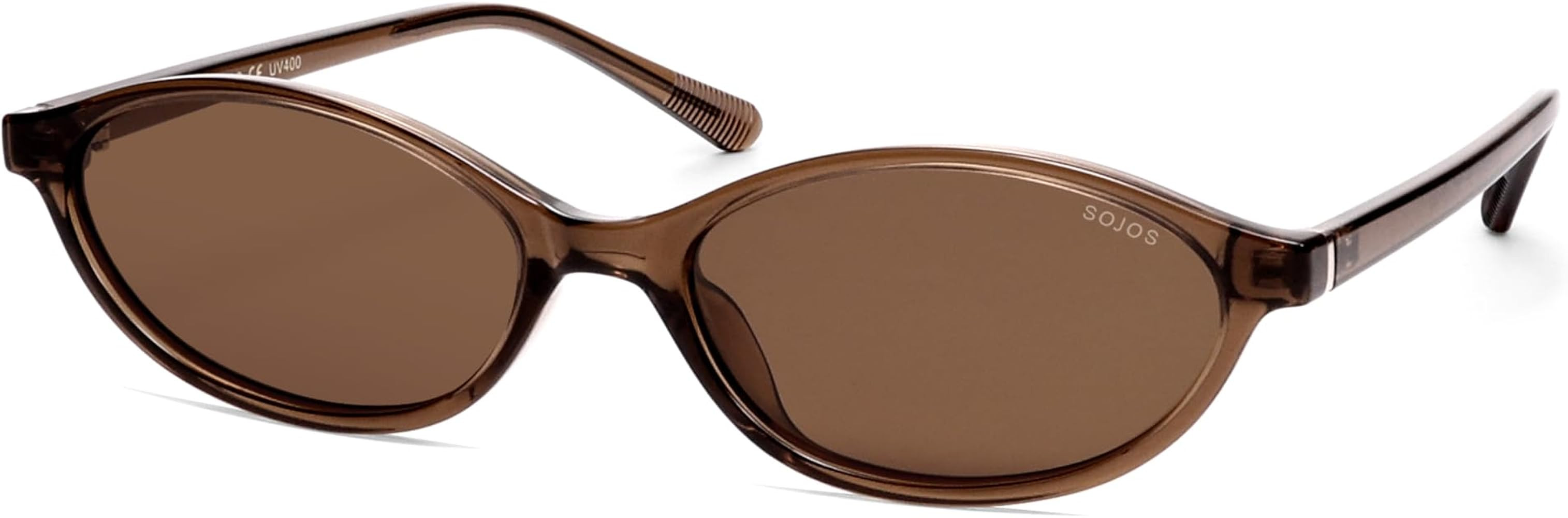 SOJOS TR90 Ultra Light Flexible Sunglasses for Women Retro Oval Polarized Cat Eye Vintage Shades ... | Amazon (US)