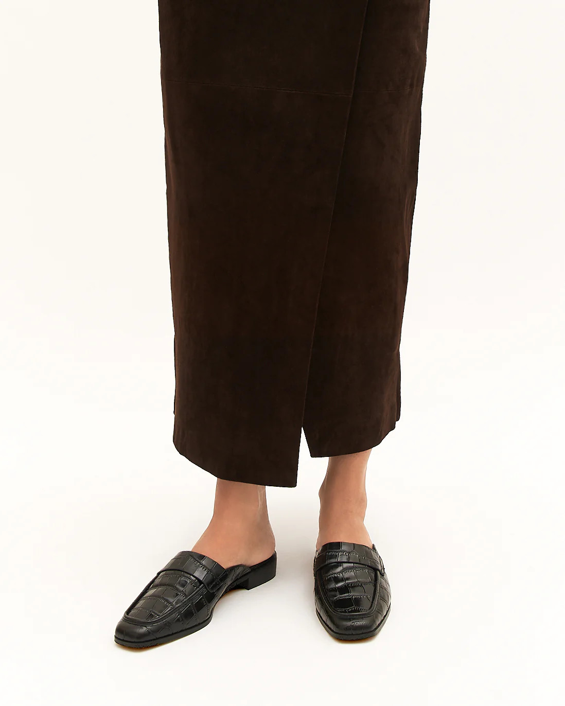 RINGO LOAFERS BLACK CROC | Jo Mercer (AU)