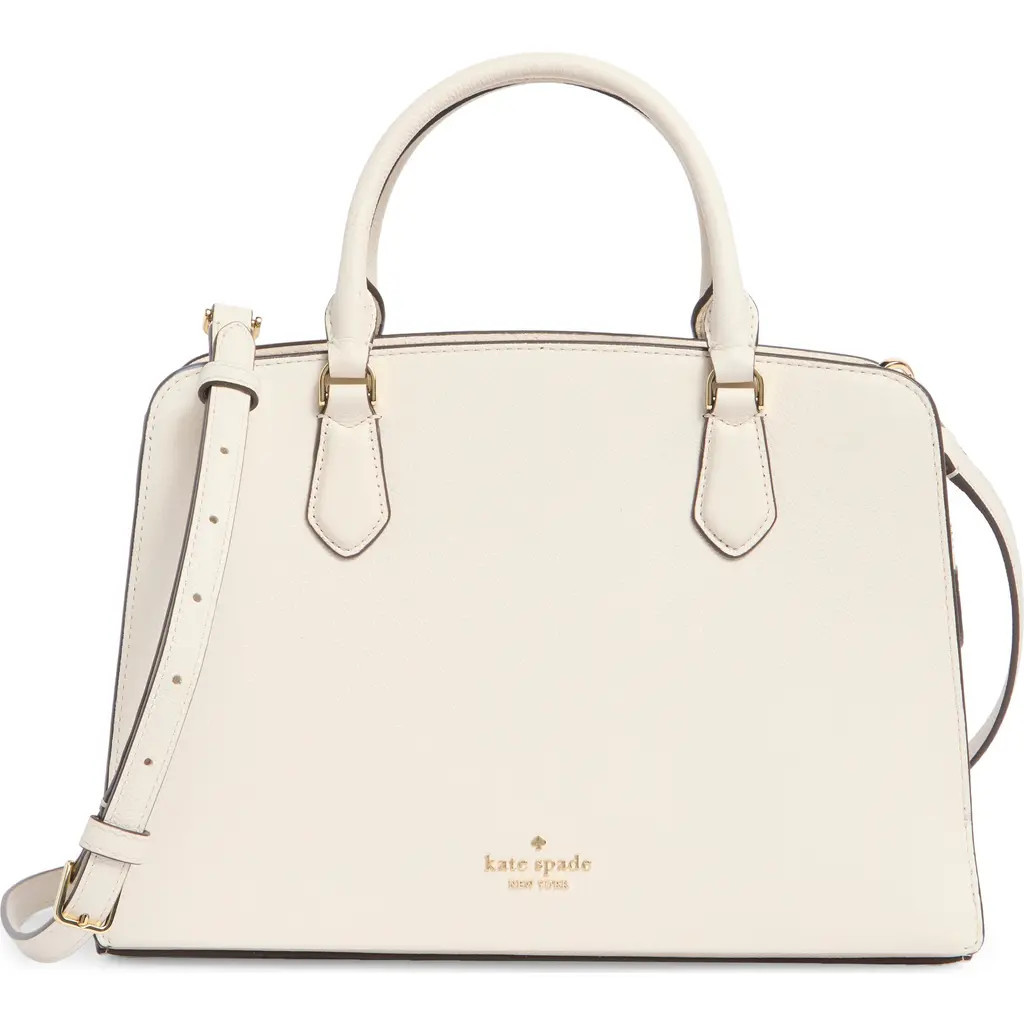 Kate Spade New York addie pebbled leather satchel bag in Parchment at Nordstrom Rack | Nordstrom Rack