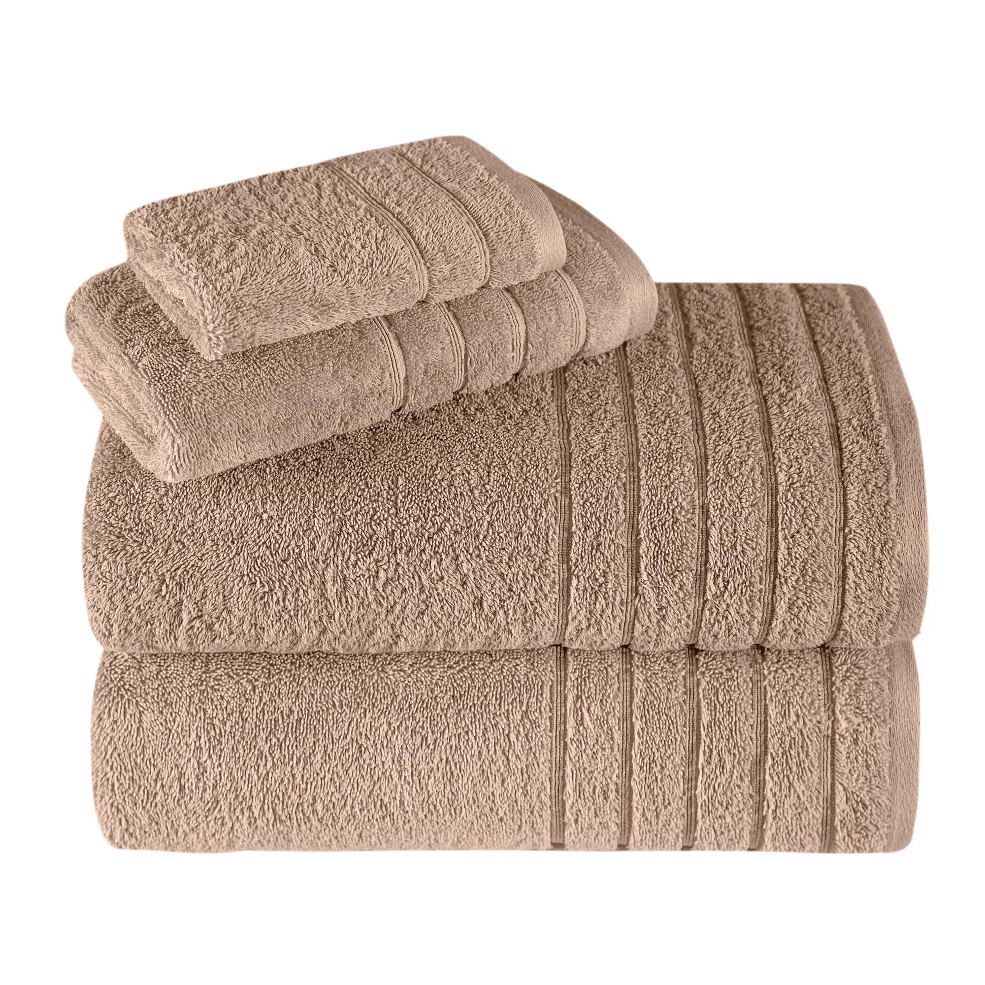 Shantae 100% Turkish Cotton Towel Set - Piece, Plush, Lightweight, and Highly Absorbent - Set of 4 | Wayfair North America