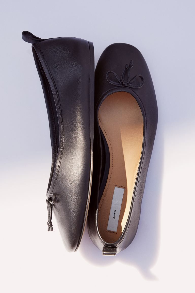 Leather ballet pumps | H&M (UK, MY, IN, SG, PH, TW, HK)