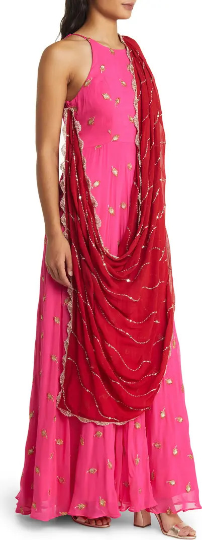 Nila Anarkali with Dupatta | Nordstrom