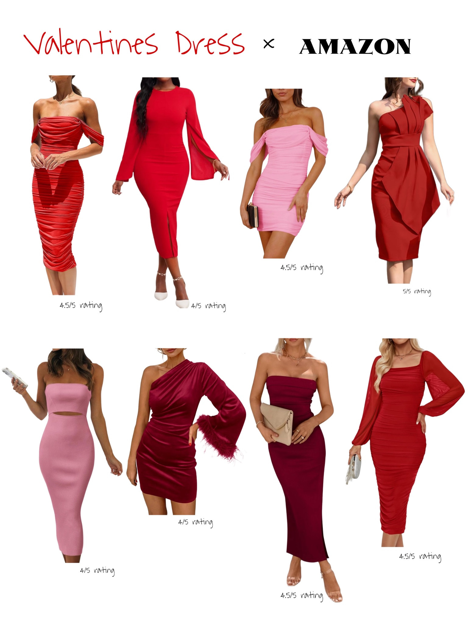 Amazon Valentine’s Day dinner dress
Pink & red

#LTKSeasonal #LTKfindsunder100 #LTKfindsunder50