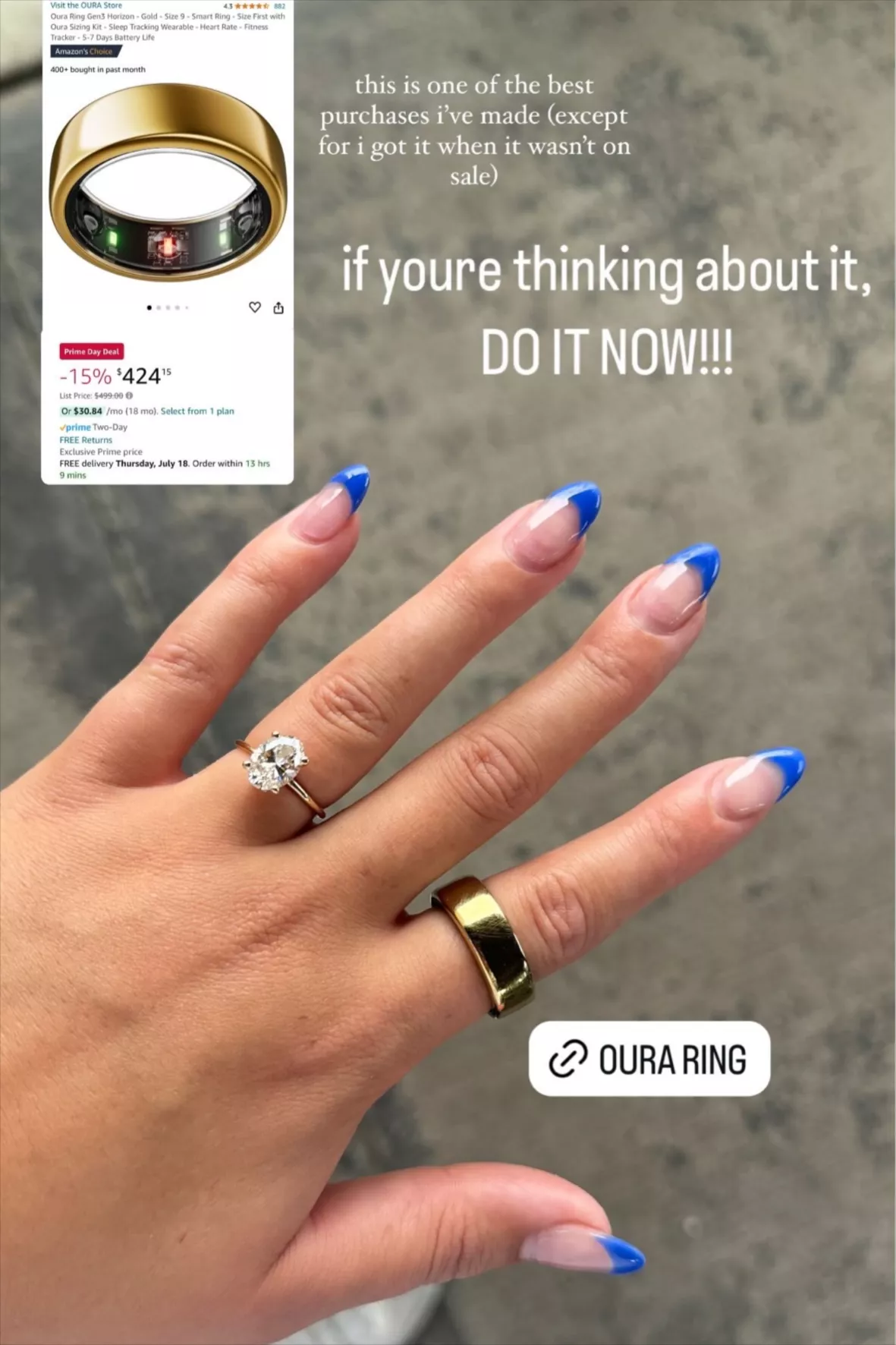 Oura Ring Gen3 Horizon - Gold - … curated on LTK Oura Ring Gen3 Horizon - Gold - … curated on LTK
