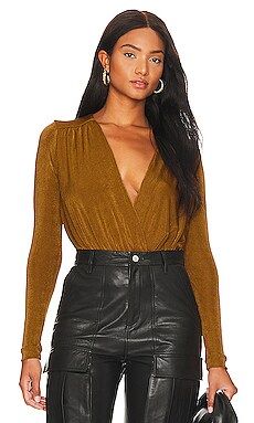 Free People Turnt Bodysuit in Golden Nugget from Revolve.com | Revolve Clothing (Global)
