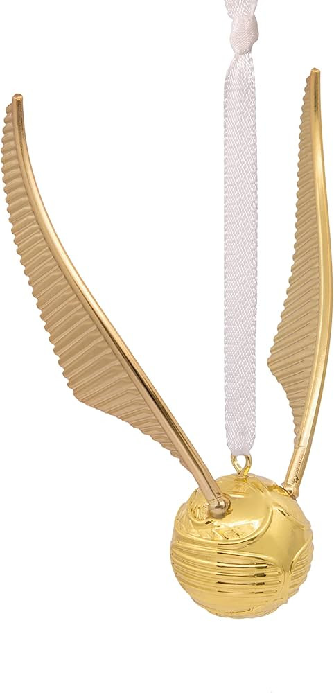 Hallmark Harry Potter Golden Snitch Christmas Ornament, Metal | Amazon (US)