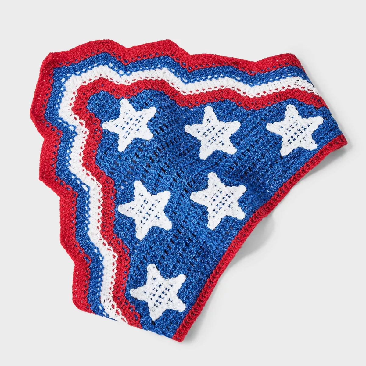 Americana Knitted Headscarf - Red/White/Blue | Target