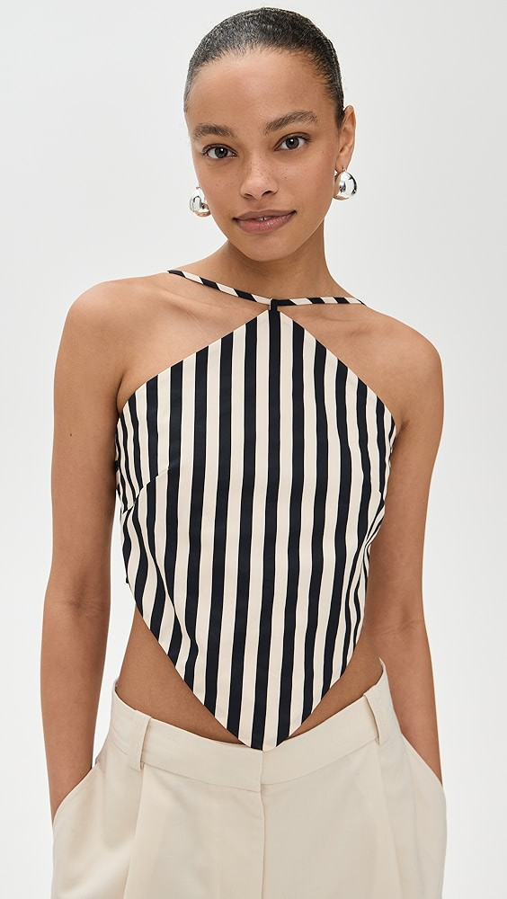 SIMONMILLER Kit Poplin Tie Top | Shopbop | Shopbop