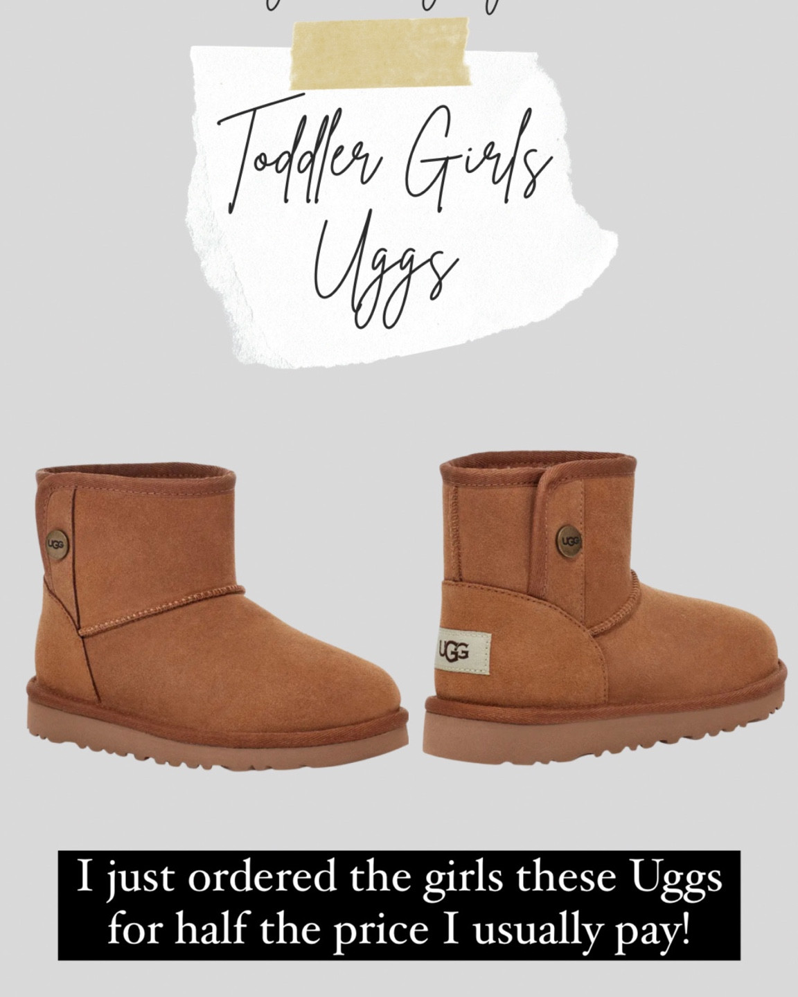 Toddler girls Ugg boots! 

#LTKfamily #LTKkids #LTKsalealert