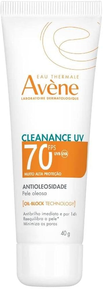 Protetor Solar Antioleosidade Avène Cleanance UV FPS70 40g | Amazon (BR)