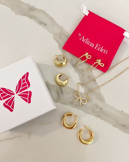 The prettiest earrings for everyday, I love the chunky hoops bc they are lightweight enough to last all day. 
I love the bow earrings for a special occasion! 

#LTKSeasonal #LTKFindsUnder50
