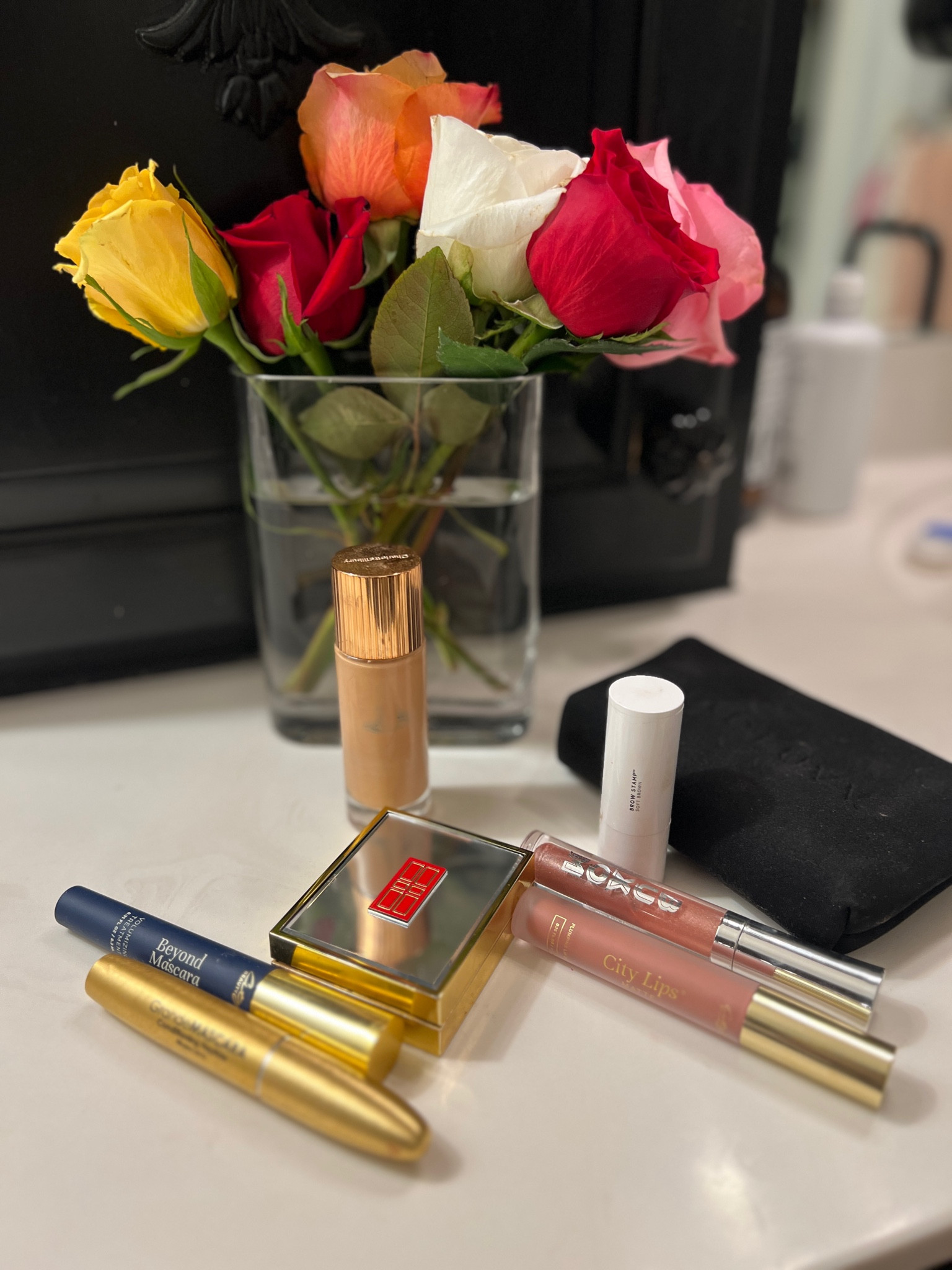 6 Beauty Products of 2023⬇️

1. Elizabeth Arden- Cream 
Flawless Finish - in softly beige 

2. Charlotte Tilbury-Hollywood Flawless filter #3 fair Pale

3. Madluvv- Eyebrow stencil set- in medium brown

4. Lip combo -City Beauty Matte -Blush Rose 

5. Buxom Lip Plumper- Spice

6. Mascara and was a tie🖤 Loved them both equally…

City Beauty Mascara- Black
Grande Lash Mascara- Black
 

#LTKstyletip #LTKbeauty #LTKGiftGuide