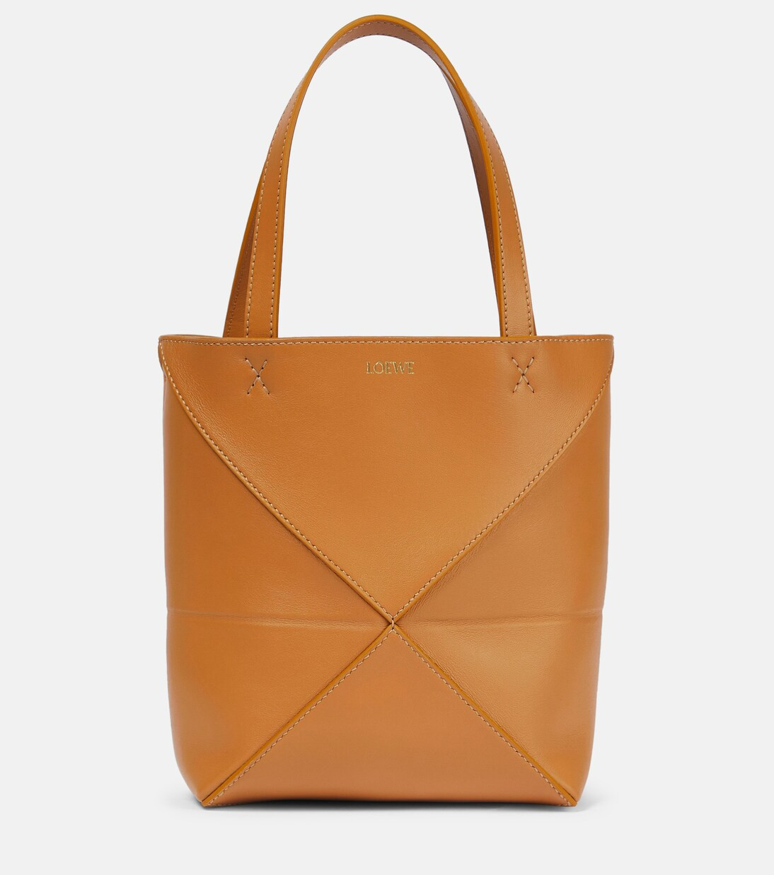 Puzzle Fold Mini leather tote bag | Mytheresa (INTL)