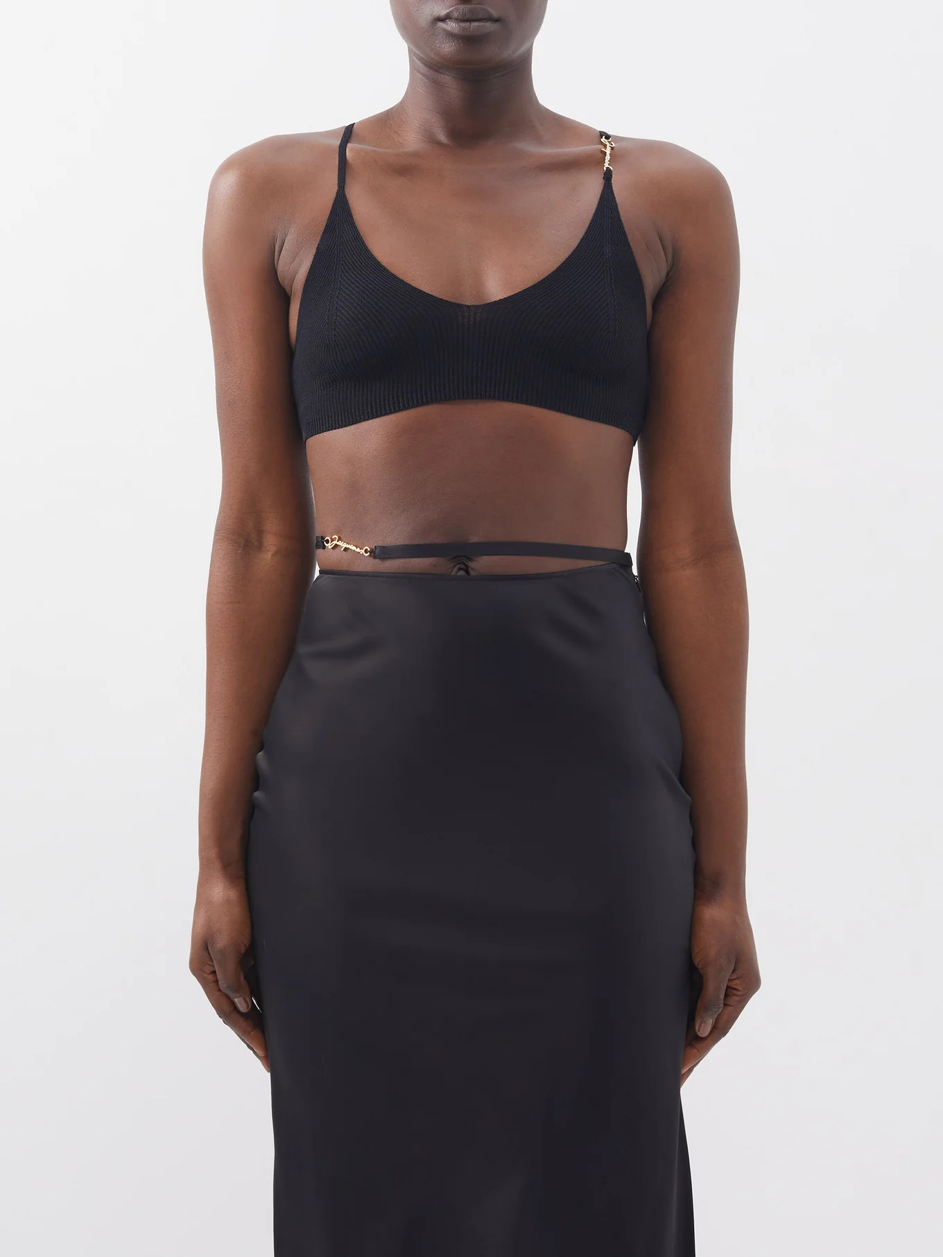 Bandeau ribbed-knit bralette | Jacquemus | Matches (US)