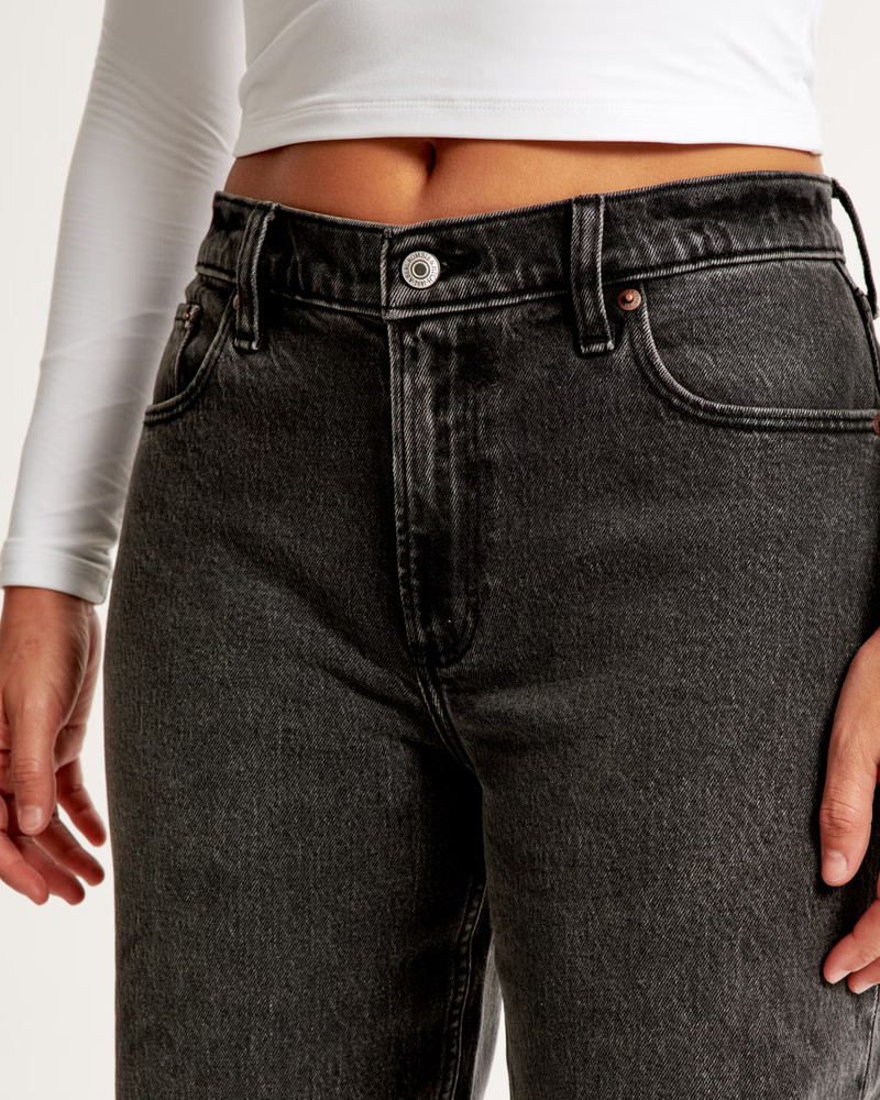 Curve Love Low Rise Baggy Jean | Abercrombie & Fitch (US)
