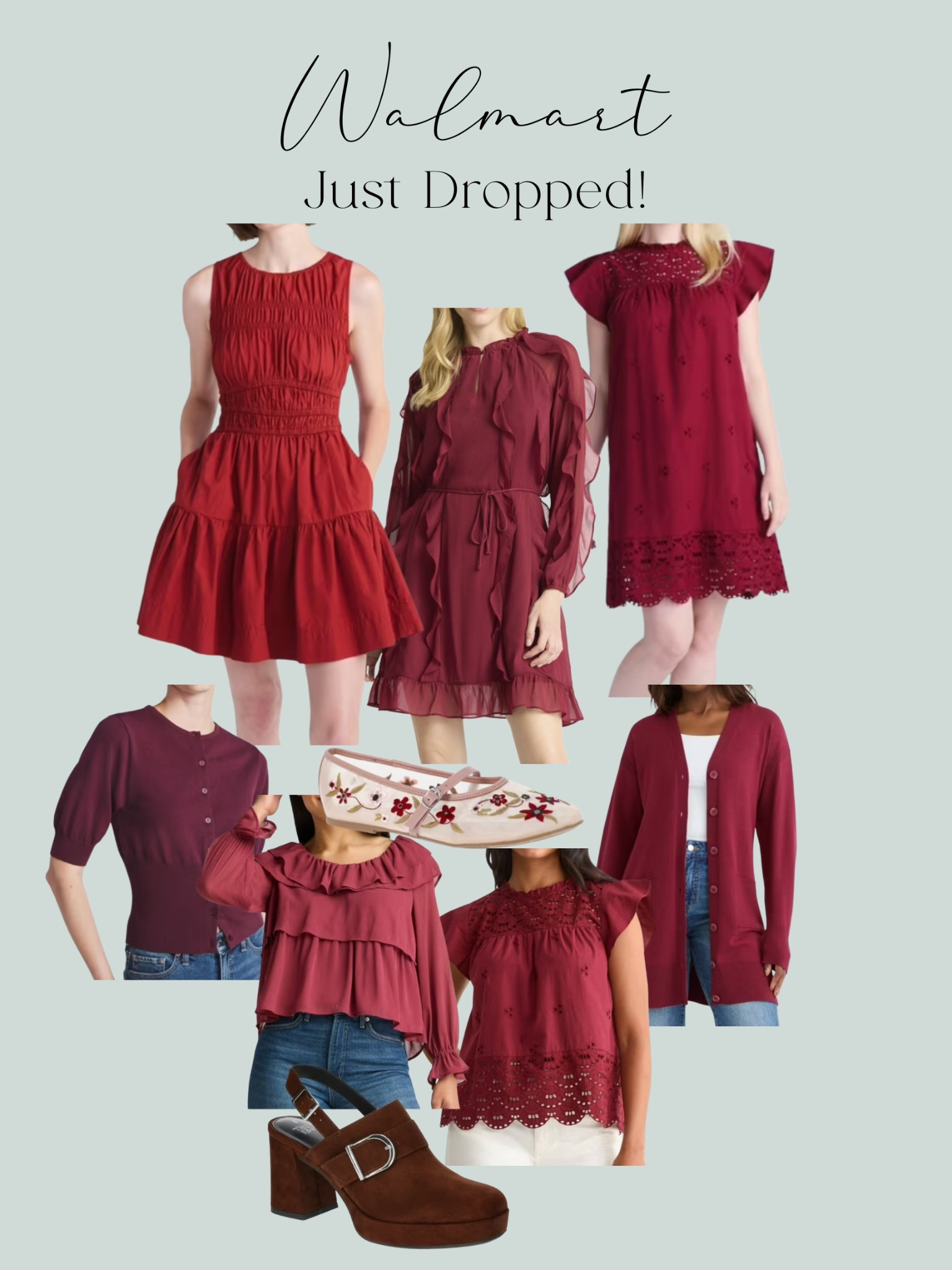 Walmart just dropped maroon looks’ 