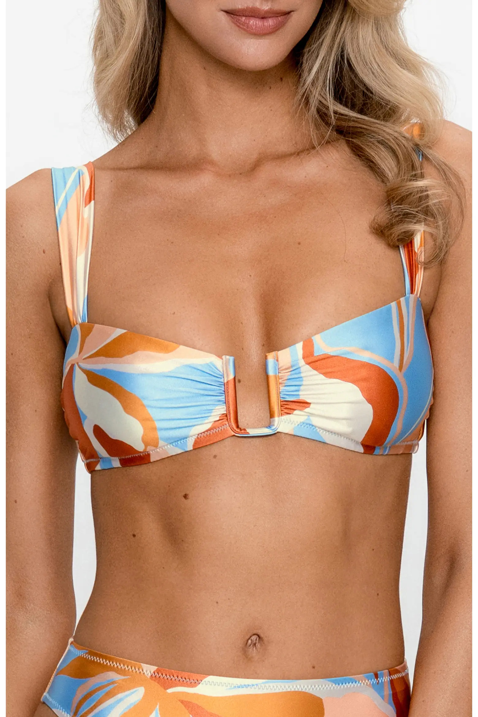 Retro Abstract Print Bikini Top (Women) | Nordstrom | Nordstrom
